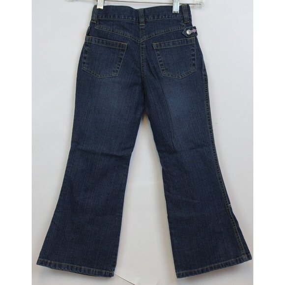 2006 Gymboree Park City Luxe Western Embroidered Scallop Jeans sz 6 NWT Flared - Picture 4 of 6